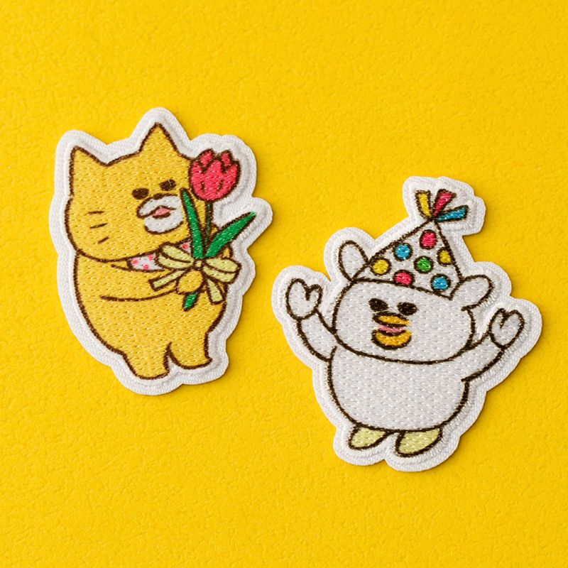 【ノラネコぐんだん】ワッペン おめでとうございます