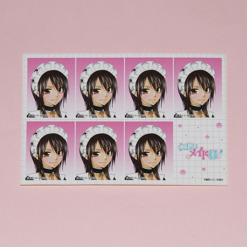 証明写真風シール「会長はメイド様！」01/鮎沢美咲