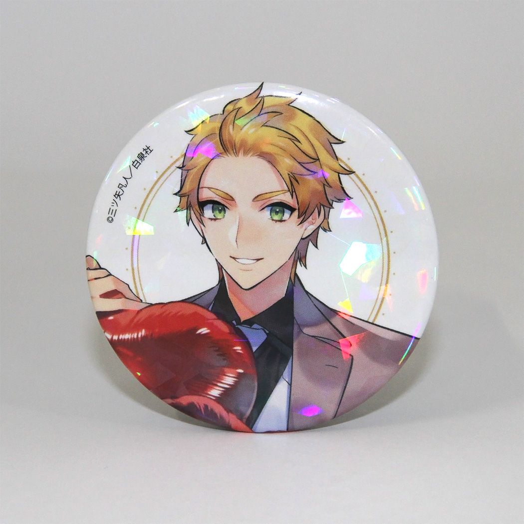 ホログラム缶バッジ(57mm)「花丸漫画100号記念フェア」01/ブラインド(20種)