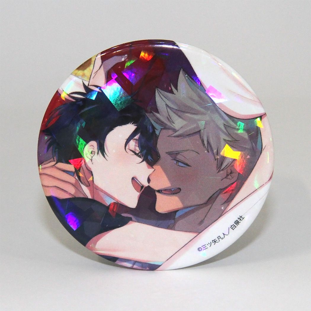 ホログラム缶バッジ(57mm)「花丸漫画100号記念フェア」01/ブラインド(20種)