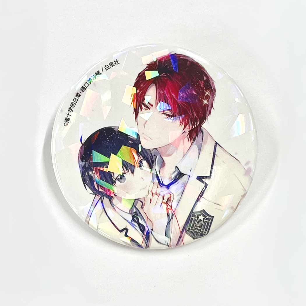 ホログラム缶バッジ(57mm)「花丸漫画100号記念フェア」01/ブラインド(20種)