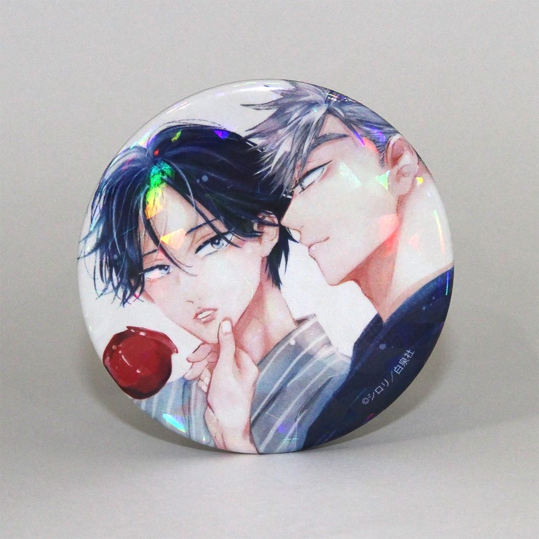 白泉社漫画商店｜ホログラム缶バッジ(57mm)「花丸漫画100号記念フェア