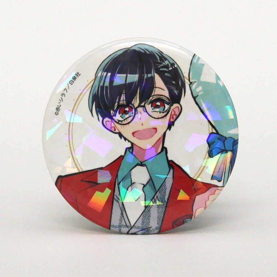 ホログラム缶バッジ(57mm)「花丸漫画100号記念フェア」02/ブラインド(20種)