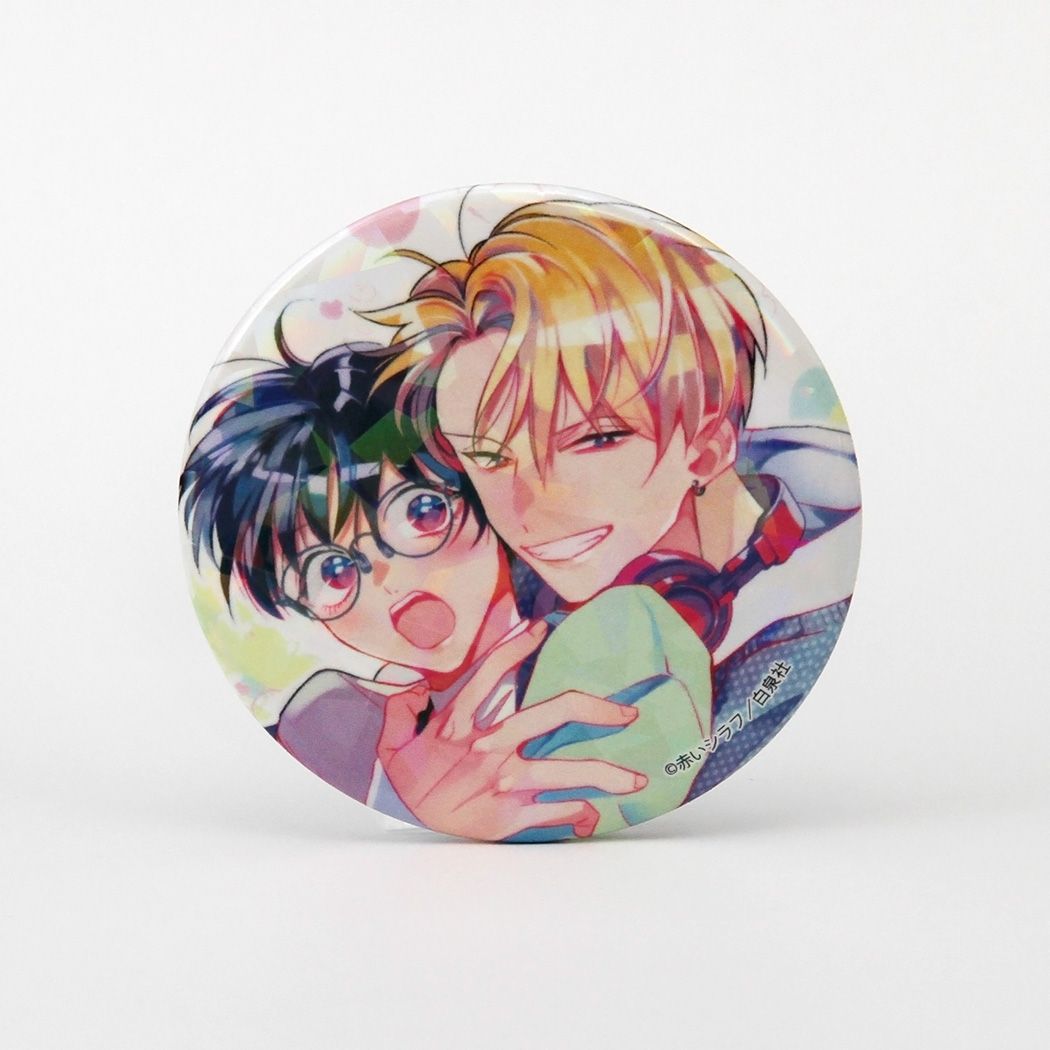 ホログラム缶バッジ(57mm)「花丸漫画100号記念フェア」02/ブラインド(20種)