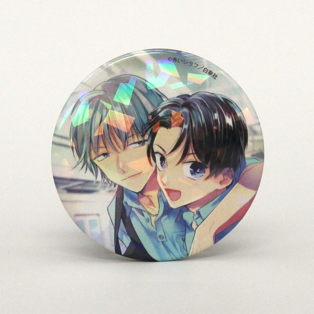 ホログラム缶バッジ(57mm)「花丸漫画100号記念フェア」02/ブラインド(20種)