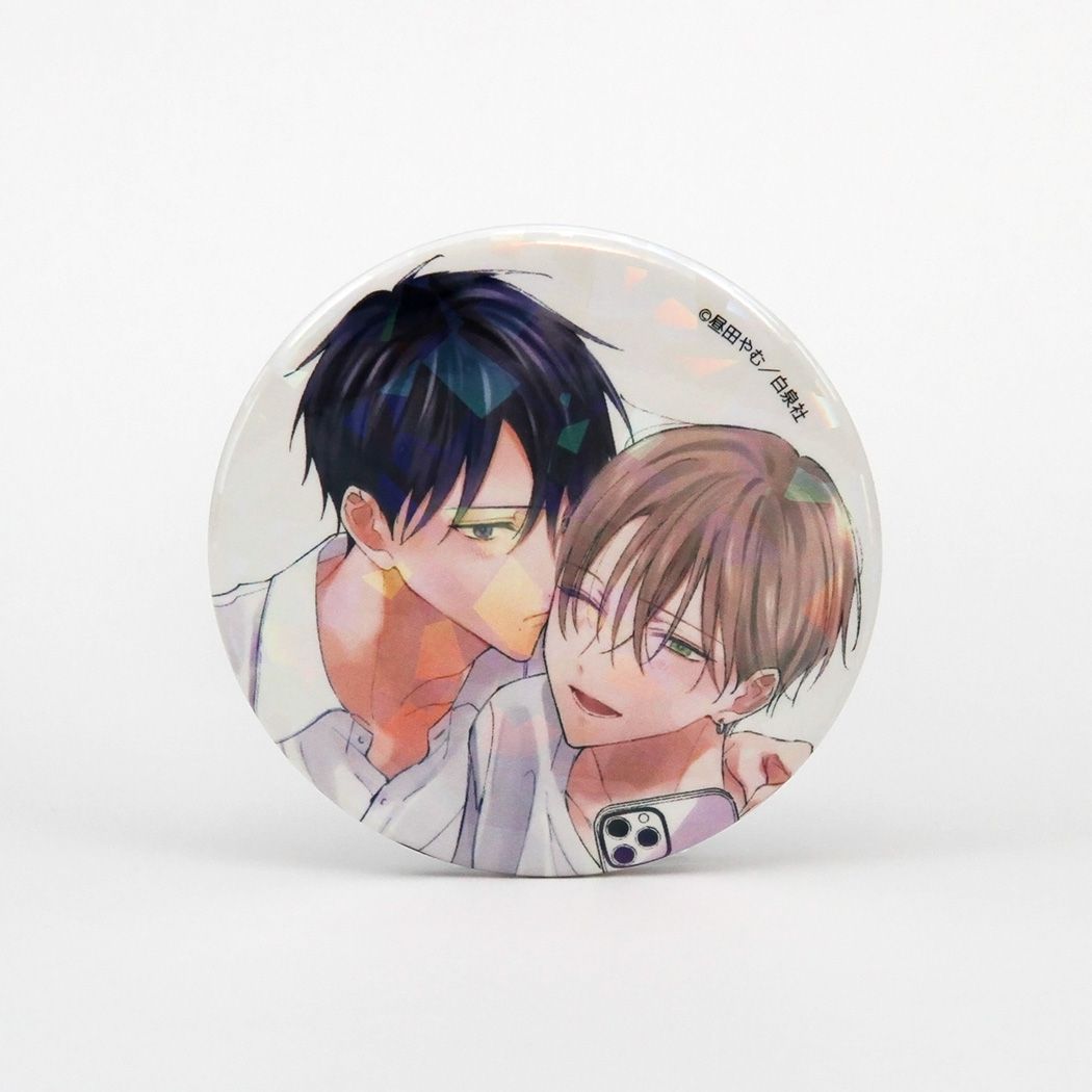 ホログラム缶バッジ(57mm)「花丸漫画100号記念フェア」02/ブラインド(20種)