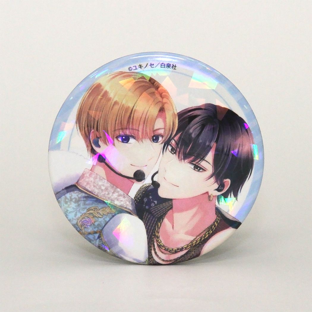 ホログラム缶バッジ(57mm)「花丸漫画100号記念フェア」02/ブラインド(20種)