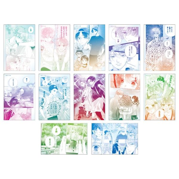 【漫画商店】トレーディングクリアカード(安斎かりん/顔だけじゃ好きになりません/コンプリートセット）
