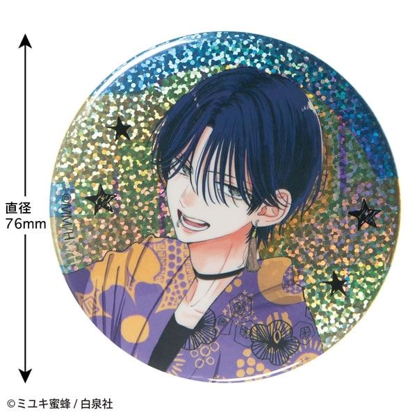 【漫画商店】ホログラム缶バッジ（ミユキ蜜蜂/春の嵐とモンスター/C）