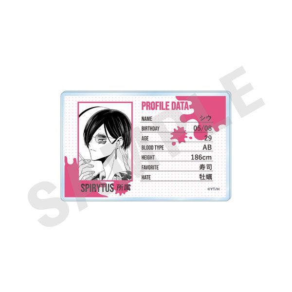 【漫画商店】プロフィールアクリルカード（次見やをら/拷問バイトくんの日常/シウ）
