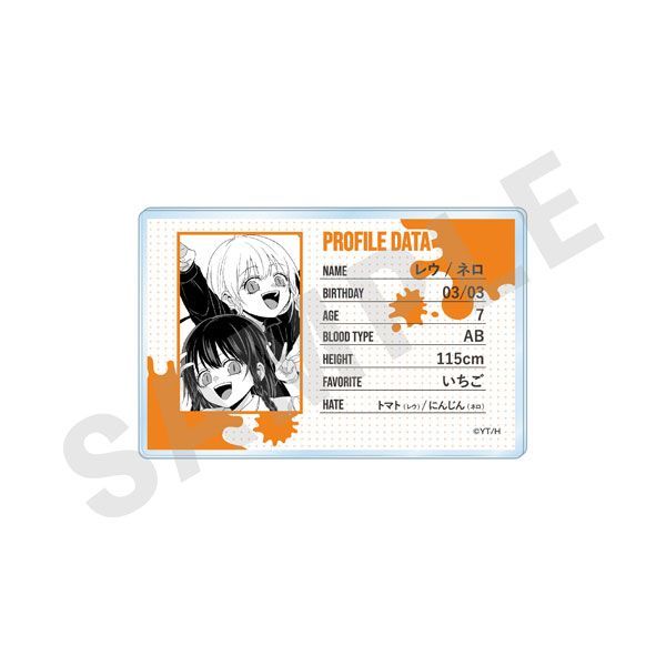 【漫画商店】プロフィールアクリルカード（次見やをら/拷問バイトくんの日常/レウ&ネロ）