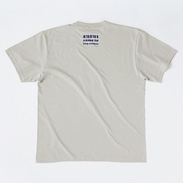 【MOE】Tシャツ(田中達也/「おすしが ふくを かいにきた」/ロゴ）/ユニセックスM