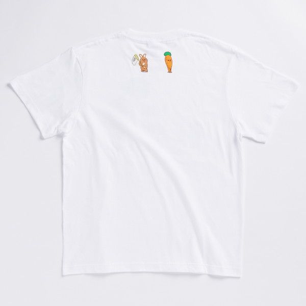 【MOE】Tシャツ(キューライス/「ニンジンジン」/あるくニンジンジン）/ユニセックスM