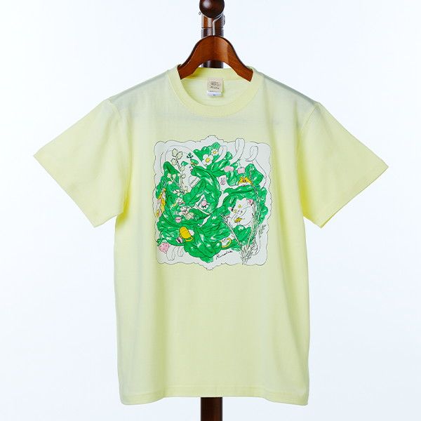 【MOE】Tシャツ(北澤平祐/「ルッコラのちいさなさがしものやさん」/カラーイラスト）/ユニセックスM