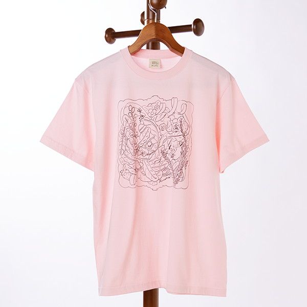 【MOE】Tシャツ(北澤平祐/「ルッコラのちいさなさがしものやさん」/1色イラスト）/ユニセックスM