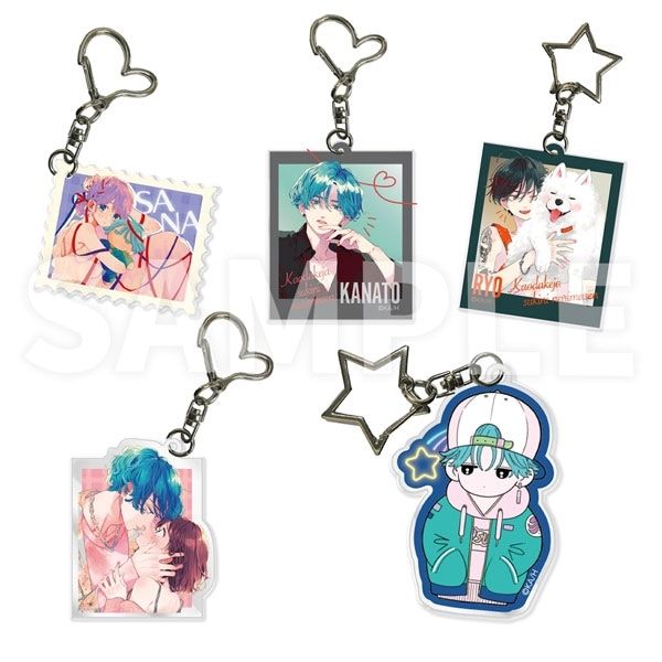 【漫画商店】トレーディングアクリルキーホルダー（安斎かりん/顔だけじゃ好きになりません/コンプリートセット）