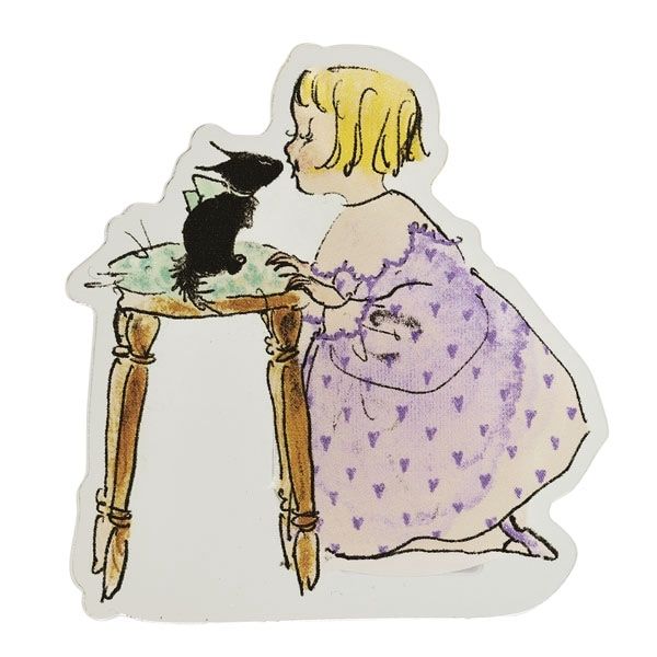 【MOE】アクリルクリップ(くらはしれい「こねこのトトはおるすばん」キス)