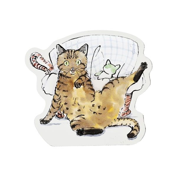 【MOE】アクリルクリップ(ハラミチヨ「ねこの5ふんご」キジトラ)
