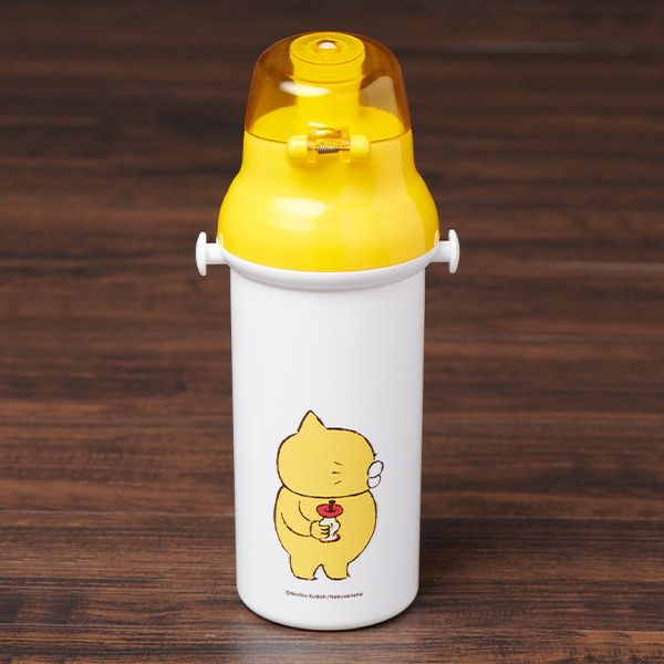 【ノラネコぐんだん】プラワンタッチボトル（りんご）