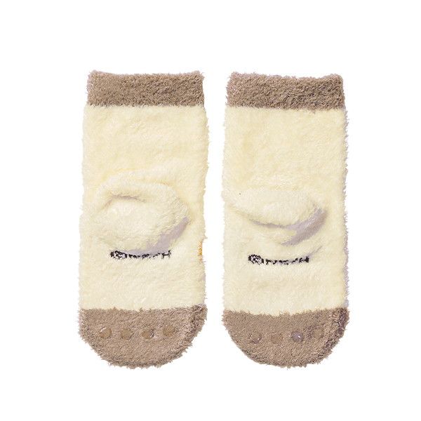 【ノラネコぐんだん】もこもこくつした（パン/Kids 14-18cm）＜絵本のくつした＞
