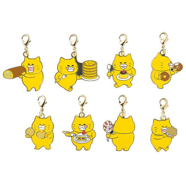 【ノラネコぐんだん】メタルトレーディングチャーム（ごちそう/ブラインド販売-全8種）