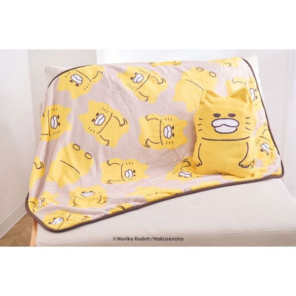 ノラネコぐんだん はんせい ブランケット入りクッション【限定商品】 kodomoe shop｜【ノラネコぐんだん】 ブランケット入り