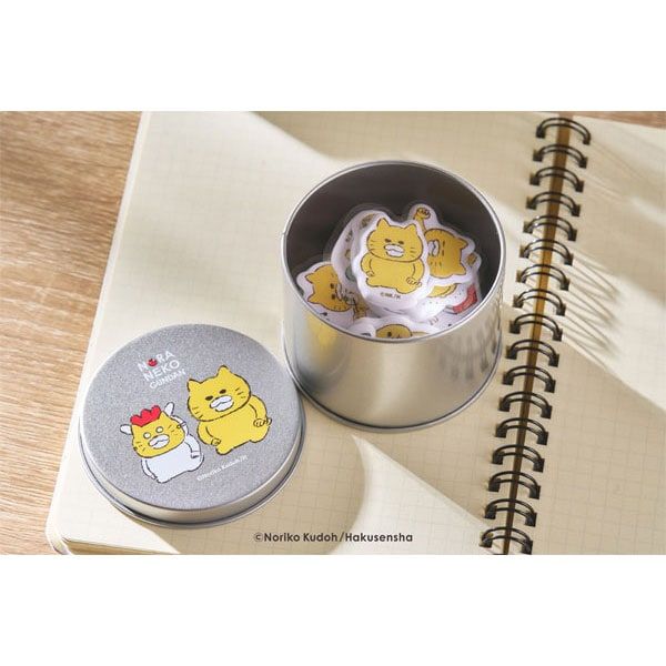 【ノラネコぐんだん】 缶入りステッカー（ぷくぷくステッ缶）