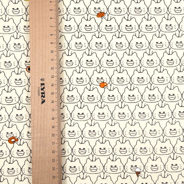 【ノラネコぐんだん】 ファブリック（50cmカットクロス/ノラネコいっぱい/ノラきなり）
