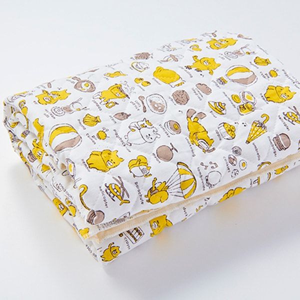 【ノラネコぐんだん】オックスキルト生地50cmカットクロス（ノラネコABC/モノトーン）