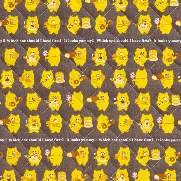 【ノラネコぐんだん】オックスキルト生地50cmカットクロス（ノラネコおやつ/ノラちゃ）