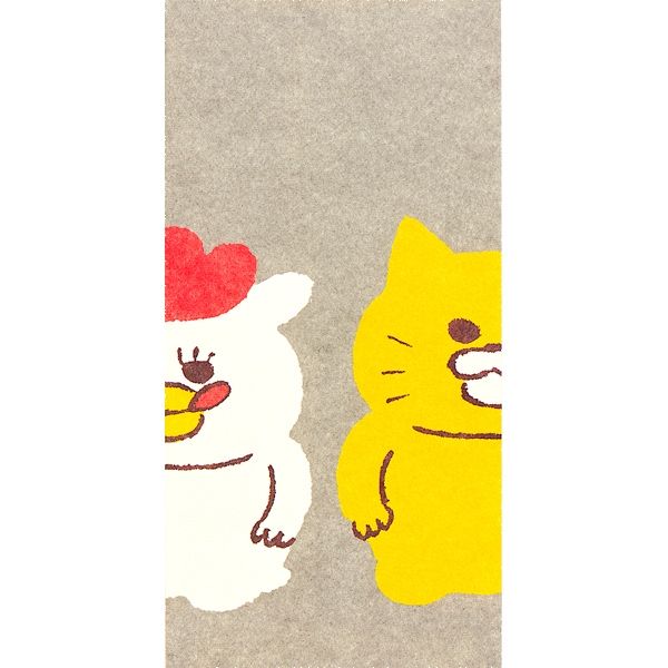【ノラネコぐんだん】 金封（長ポチ袋/3枚入/ ノラネコとマーミーちゃん）