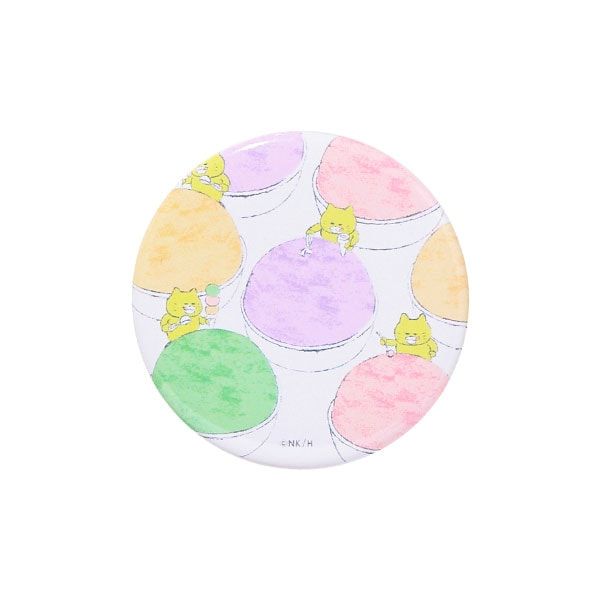 【ノラネコぐんだん】缶バッジ（アイス）