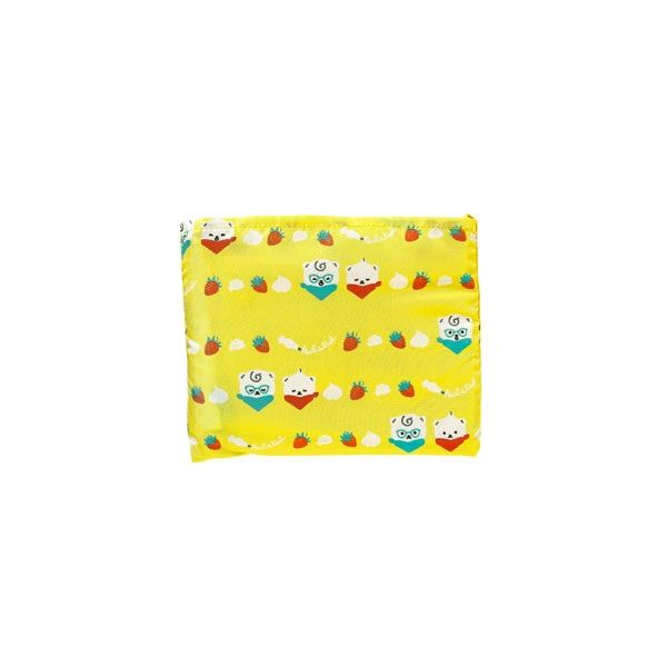 【しろくまきょうだい】マルシェバッグ（かお）