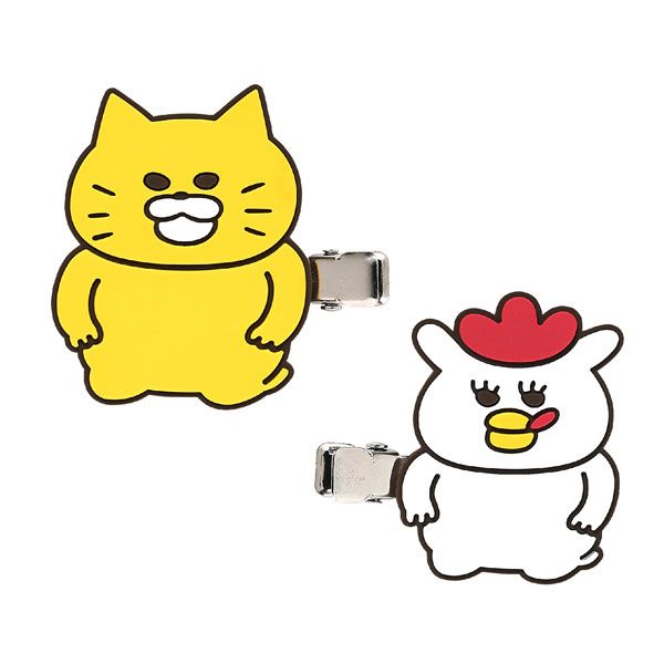【ノラネコぐんだん】前髪クリップ（はんせい）