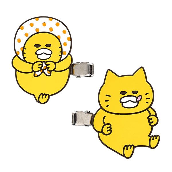 【ノラネコぐんだん】前髪クリップ（ほっかむり）