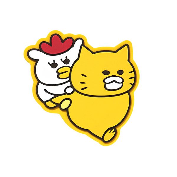 【ノラネコぐんだん】ラバーマグネット(おんぶ)