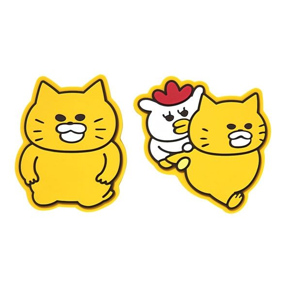 【ノラネコぐんだん】ラバーマグネット(おんぶ)