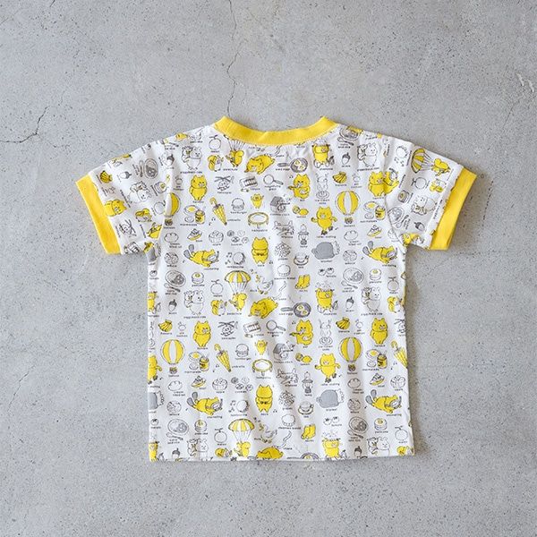 【ノラネコぐんだん】Tシャツ（バラエティ/黄）キッズ/120cm