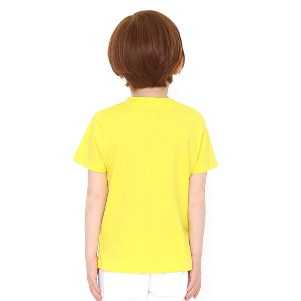 【でんしゃのずかん】キッズTシャツ（ドクターイエロー）/120cm
