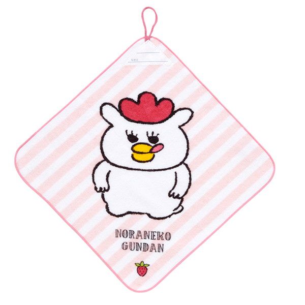 kodomoe shop｜【ノラネコぐんだん】ループ付きタオル/マーミーちゃん