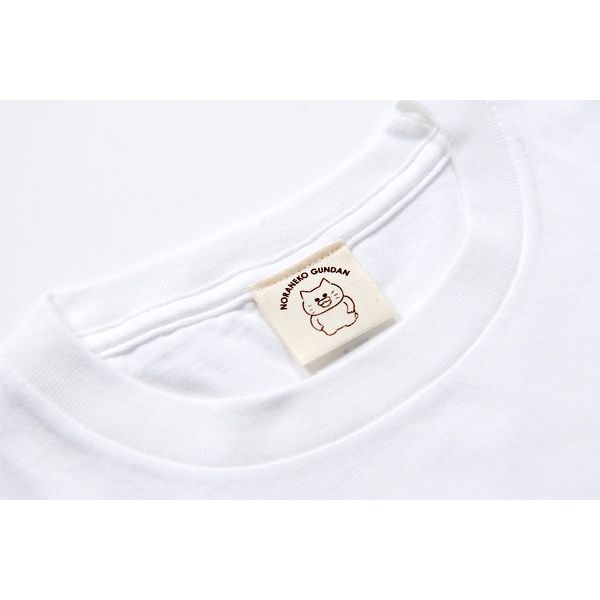 【ノラネコぐんだん】長袖Tシャツ ノラネコ 白/キッズ 130cm
