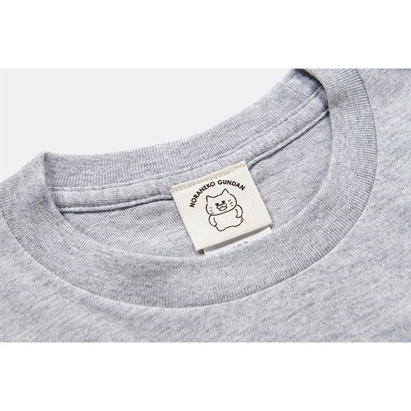 【ノラネコぐんだん】長袖Tシャツ ノラネコ グレー/キッズ 130cm