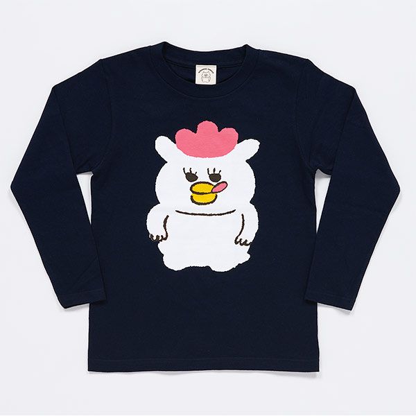 【ノラネコぐんだん】長袖Tシャツ マーミーちゃん ネイビー/キッズ 130cm