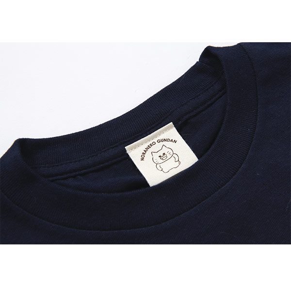 【ノラネコぐんだん】長袖Tシャツ マーミーちゃん ネイビー/キッズ 130cm
