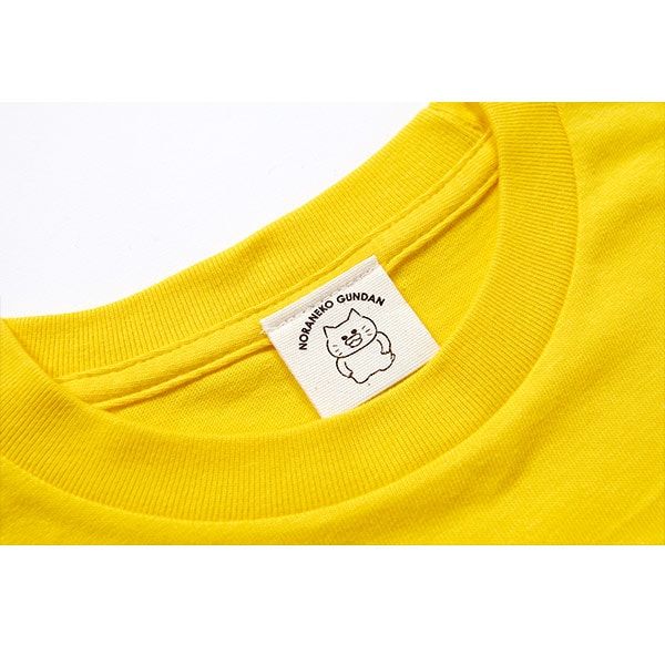 【ノラネコぐんだん】長袖Tシャツ プリンアラモード 黄/キッズ 130cm