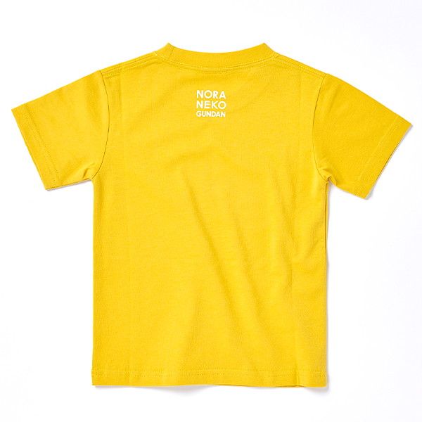 【ノラネコぐんだん】Tシャツ（ジャンプ/黄）/130cm