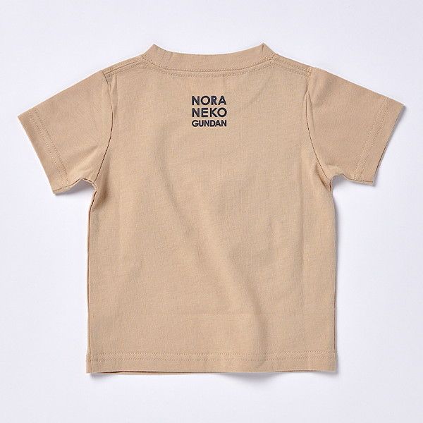 【ノラネコぐんだん】Tシャツ（ラーメン/ベージュ）/130cm
