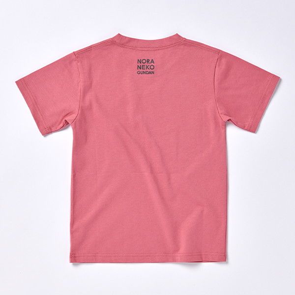 【ノラネコぐんだん】Tシャツ（ラーメン/ピンク）/130cm