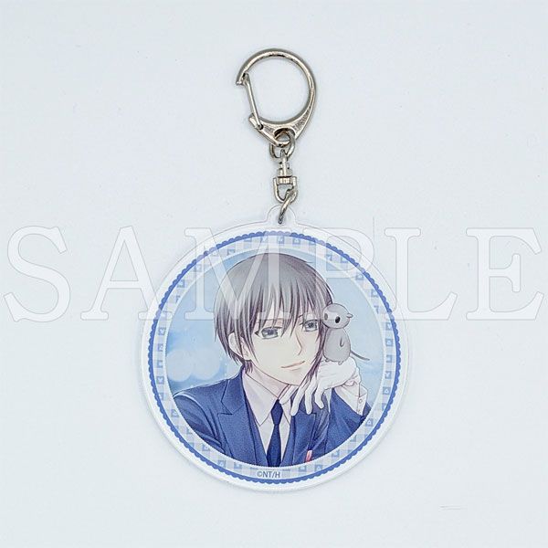 【漫画商店】アクリルキーホルダー付きブレンドティー（高屋奈月/フルーツバスケット/プリント缶/草摩由希）