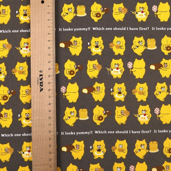 【ノラネコぐんだん】 ファブリック（50cmカットクロス/ノラネコおやつ/ノラちゃ）